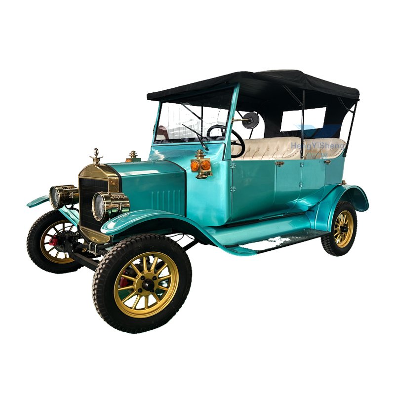 Hotel Shuttle Electric Vintage Car Urban Electric Classic Car for Tourist Attractions
